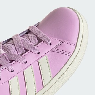 Foto 8 | Tenis Adidas Grand Court Lifestyle Para Tenis Con Cordones Adidas Violeta Niños