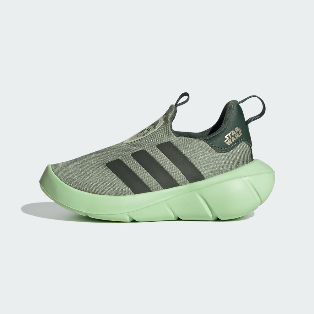 Foto 4 pulgar | Tenis Monofit Mandalorian I Adidas Verde Niños