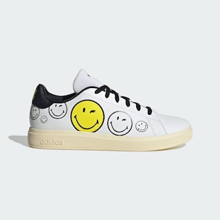 Foto 2 | Tenis Adidas X Smiley Advantage Base 2.0 Kids Adidas Blanco Niños