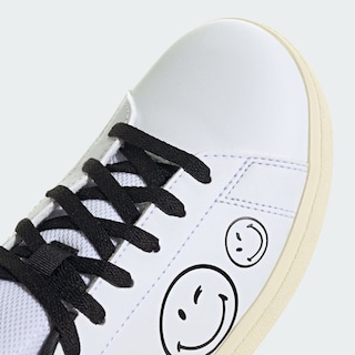 Foto 8 | Tenis Adidas X Smiley Advantage Base 2.0 Kids Adidas Blanco Niños