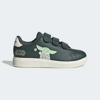 Foto 2 | Tenis Advantage Mandalorian Cf Adidas Gris Niños