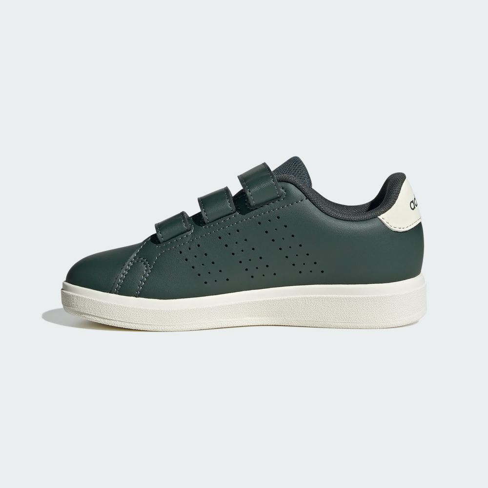 Foto 4 pulgar | Tenis Advantage Mandalorian Cf Adidas Gris Niños