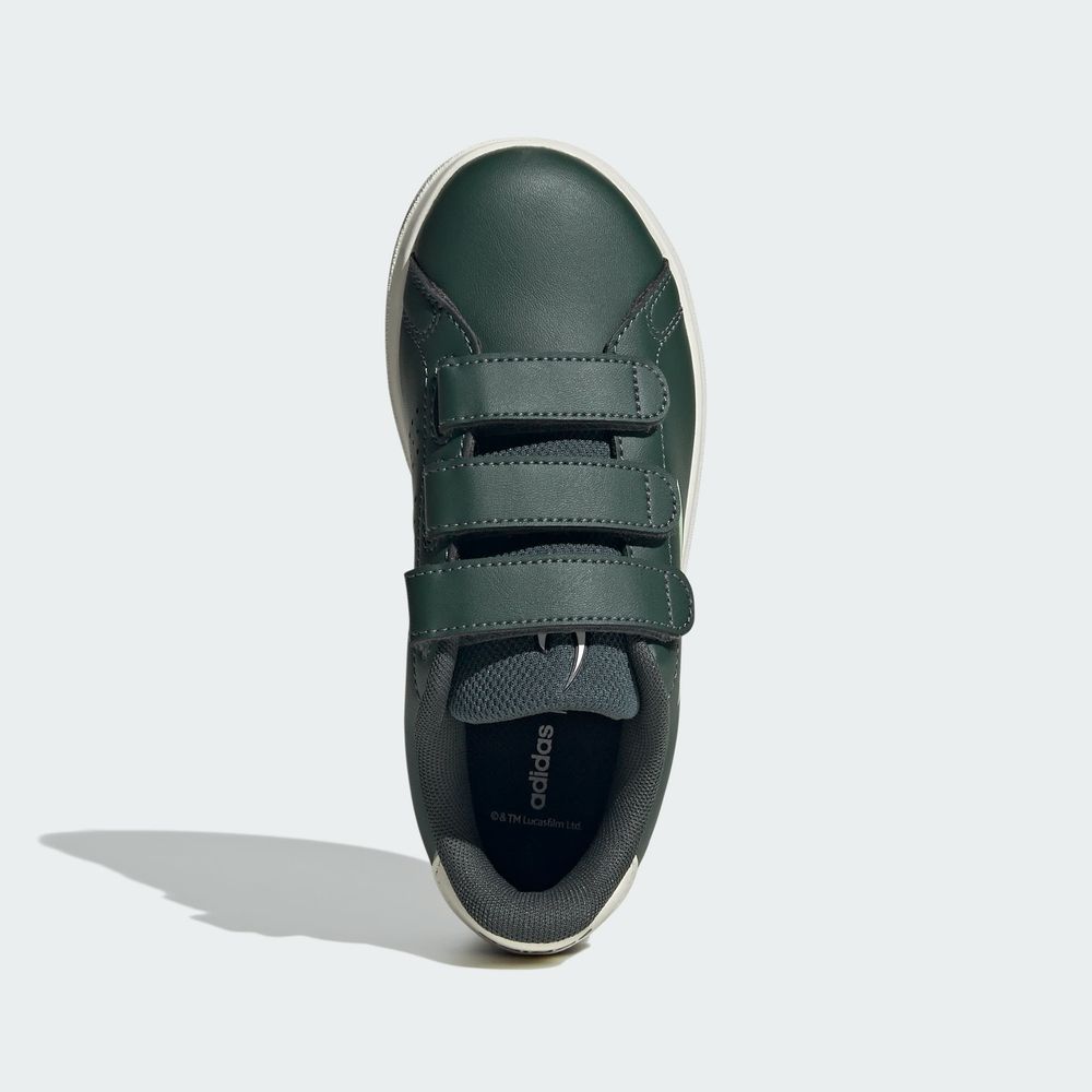 Foto 4 | Tenis Advantage Mandalorian Cf Adidas Gris Niños