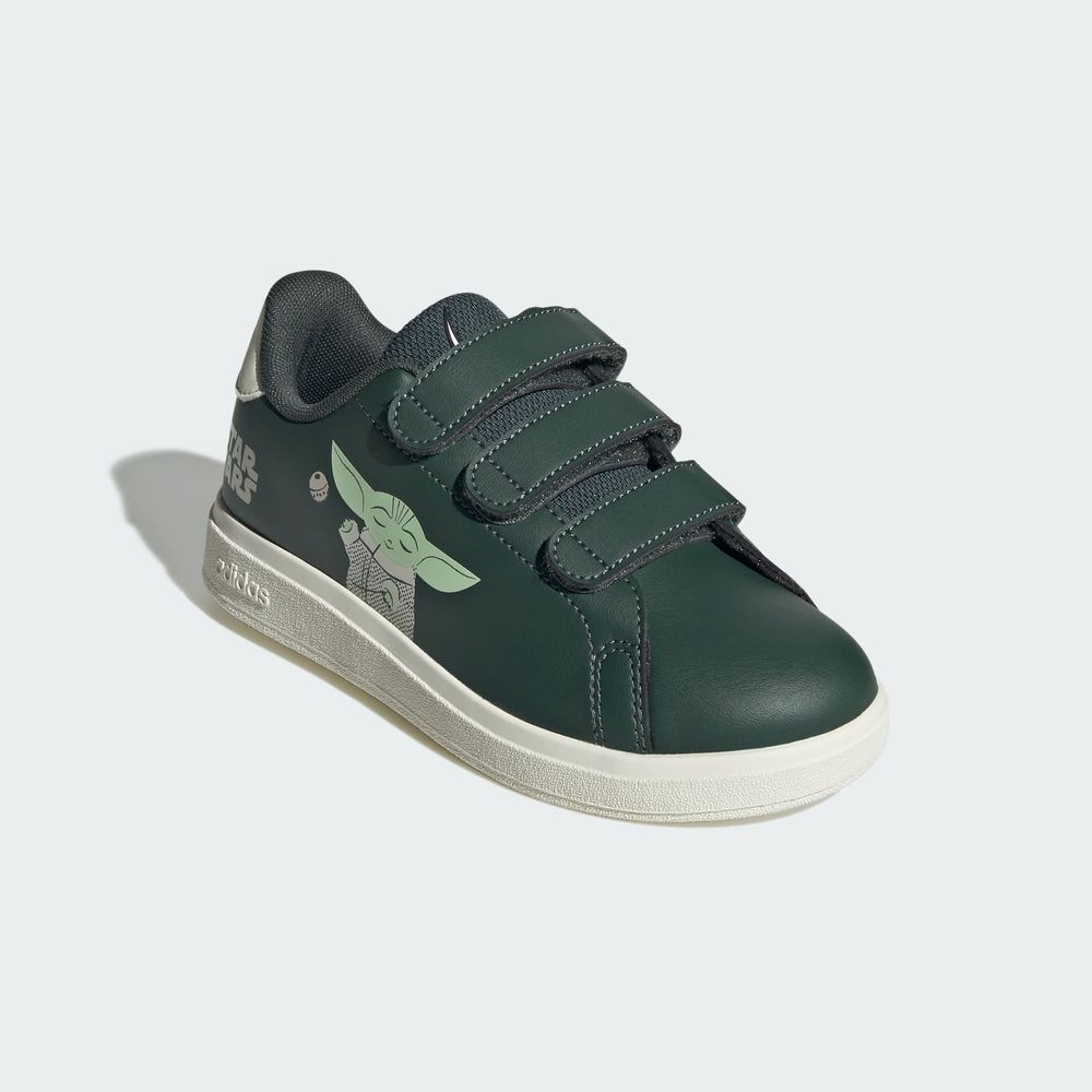 Foto 7 pulgar | Tenis Advantage Mandalorian Cf Adidas Gris Niños