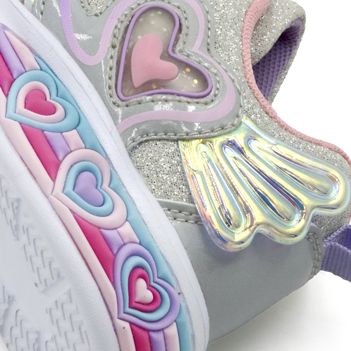 Foto 6 pulgar | Tenis Tropicana Corazones Con Luces Para Niña