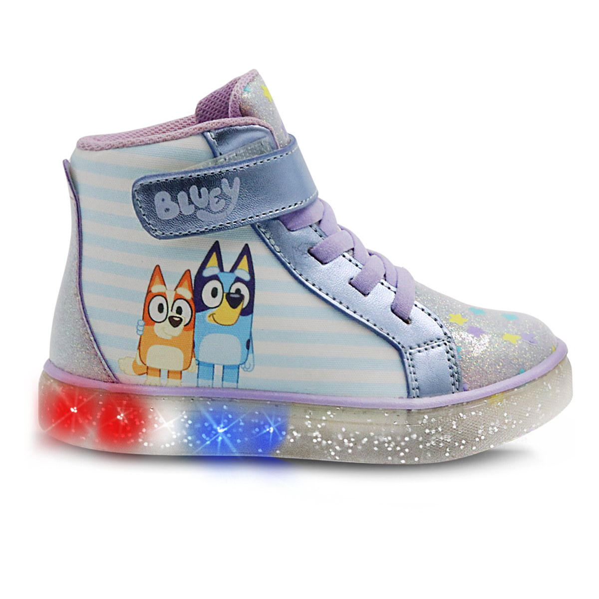 Tenis Bluey Bingo Media Bota Con Luces Para Niña