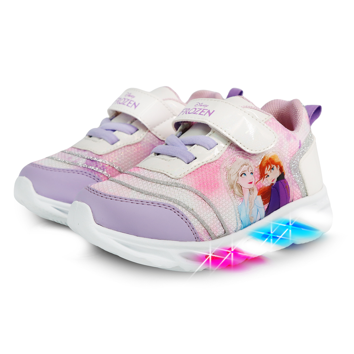 Foto 3 pulgar | Tenis Disney Frozen Con Luces Para Niña