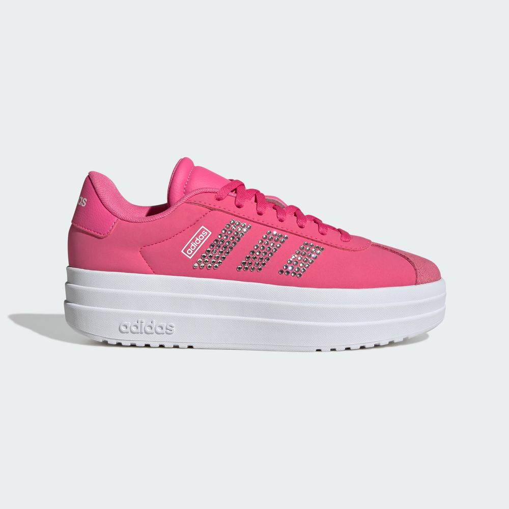 Foto 3 pulgar | Tenis Vl Court Bold Niños Adidas Rosa Niños