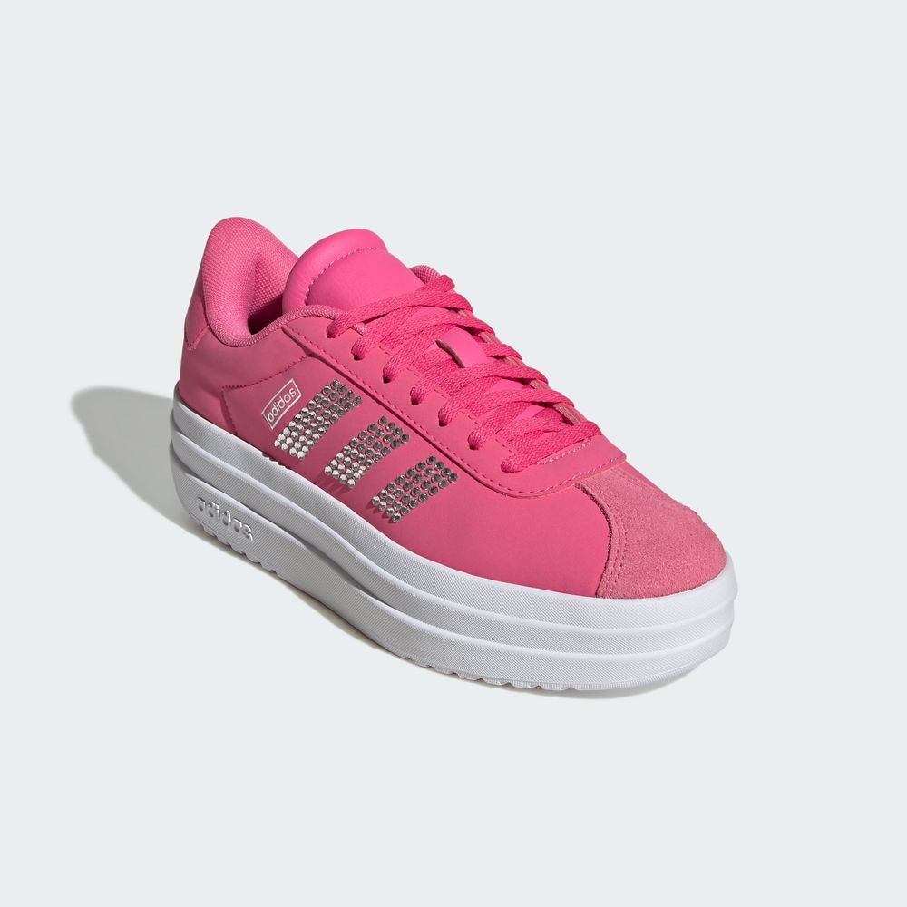 Foto 6 | Tenis Vl Court Bold Niños Adidas Rosa Niños