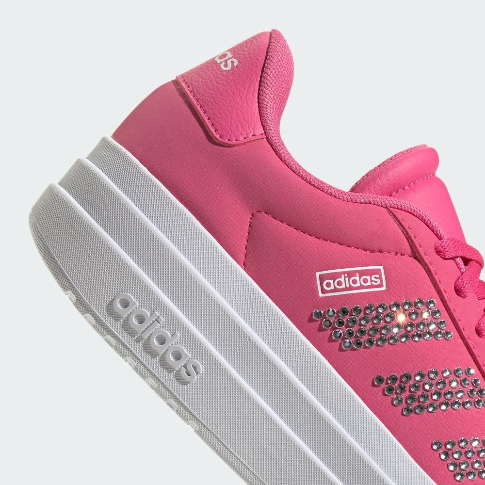 Foto 9 pulgar | Tenis Vl Court Bold Niños Adidas Rosa Niños