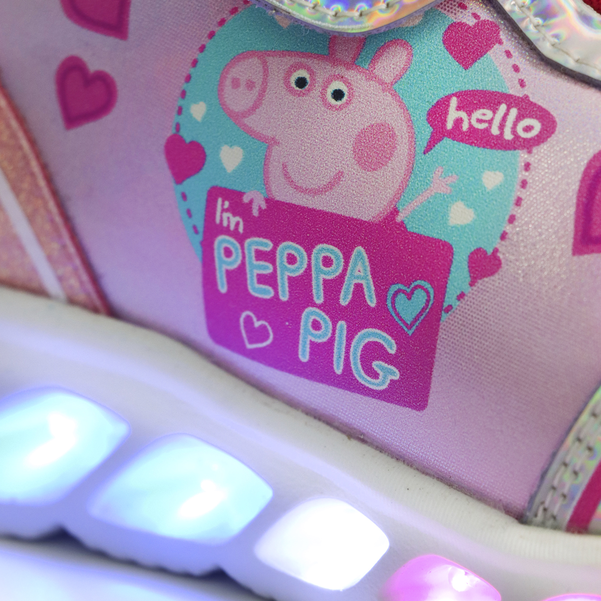 Foto 9 pulgar | Tenis Peppa Pig Con Luces Para Niña