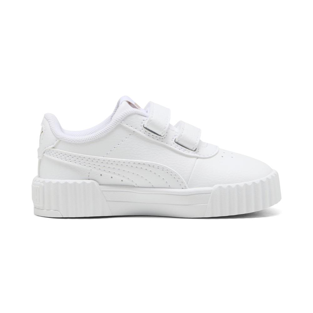 Foto 3 pulgar | Tenis Puma Carina 3.0 Infantil Para Niña Blanco