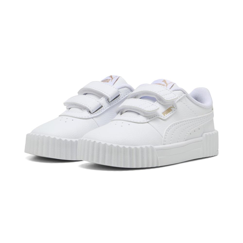 Foto 4 pulgar | Tenis Puma Carina 3.0 Infantil Para Niña Blanco