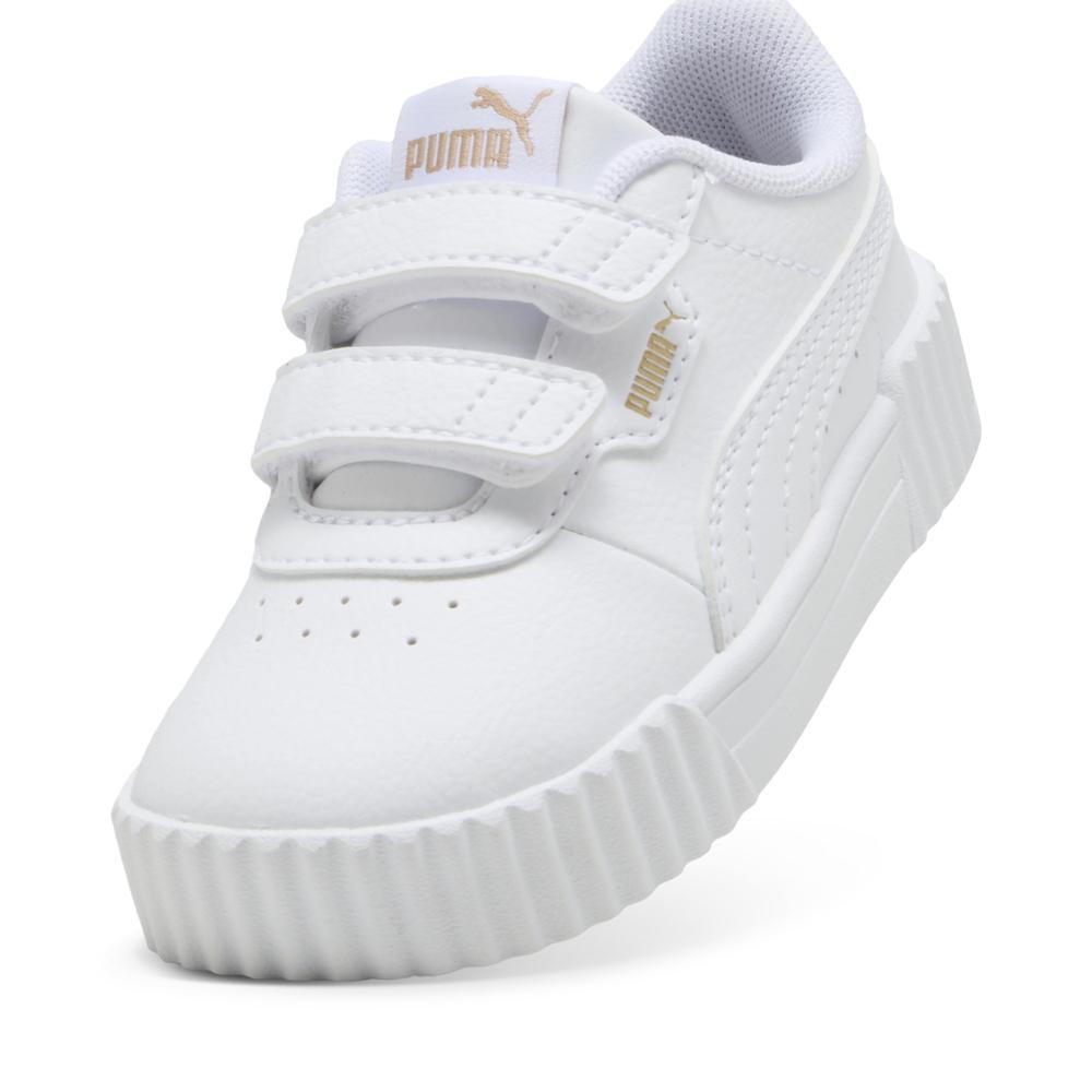 Foto 4 | Tenis Puma Carina 3.0 Infantil Para Niña Blanco