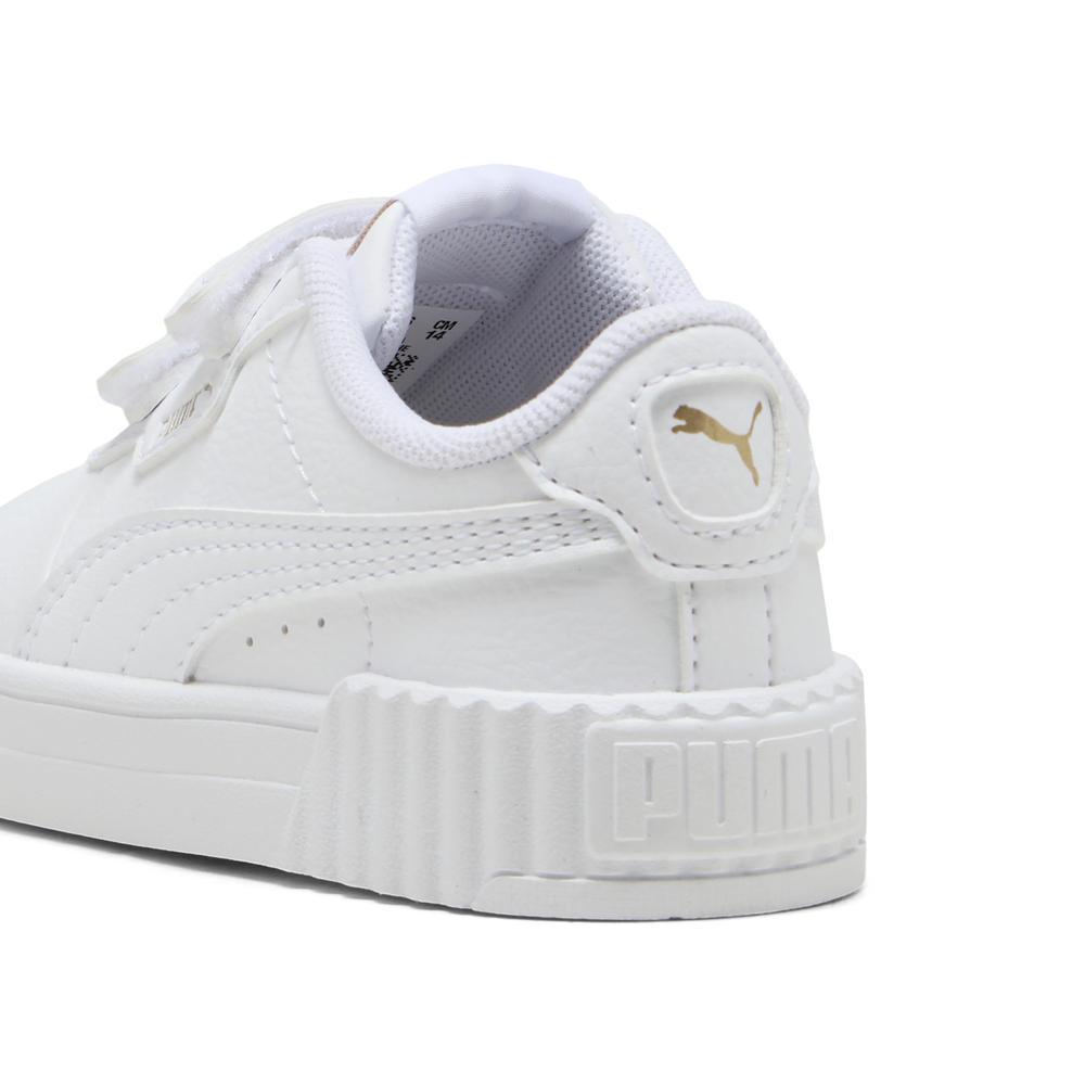Foto 6 pulgar | Tenis Puma Carina 3.0 Infantil Para Niña Blanco