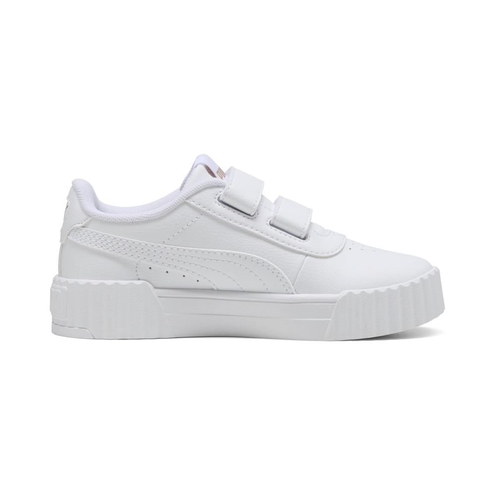 Foto 3 pulgar | Tenis Puma Carina 3.0 Ps Para Niña Blanco