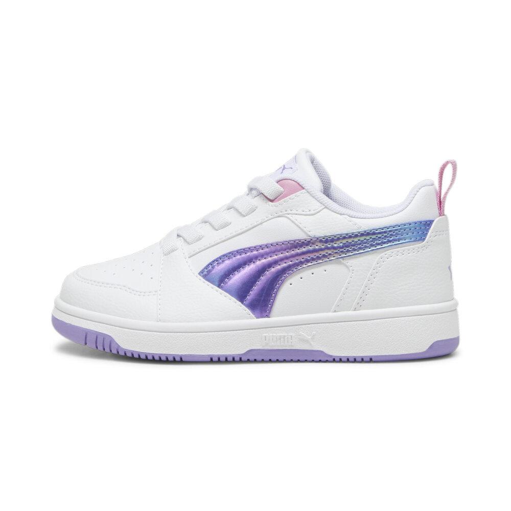 Foto 2 pulgar | Tenis Puma Rebound V6 Lo Para Niña Blanco