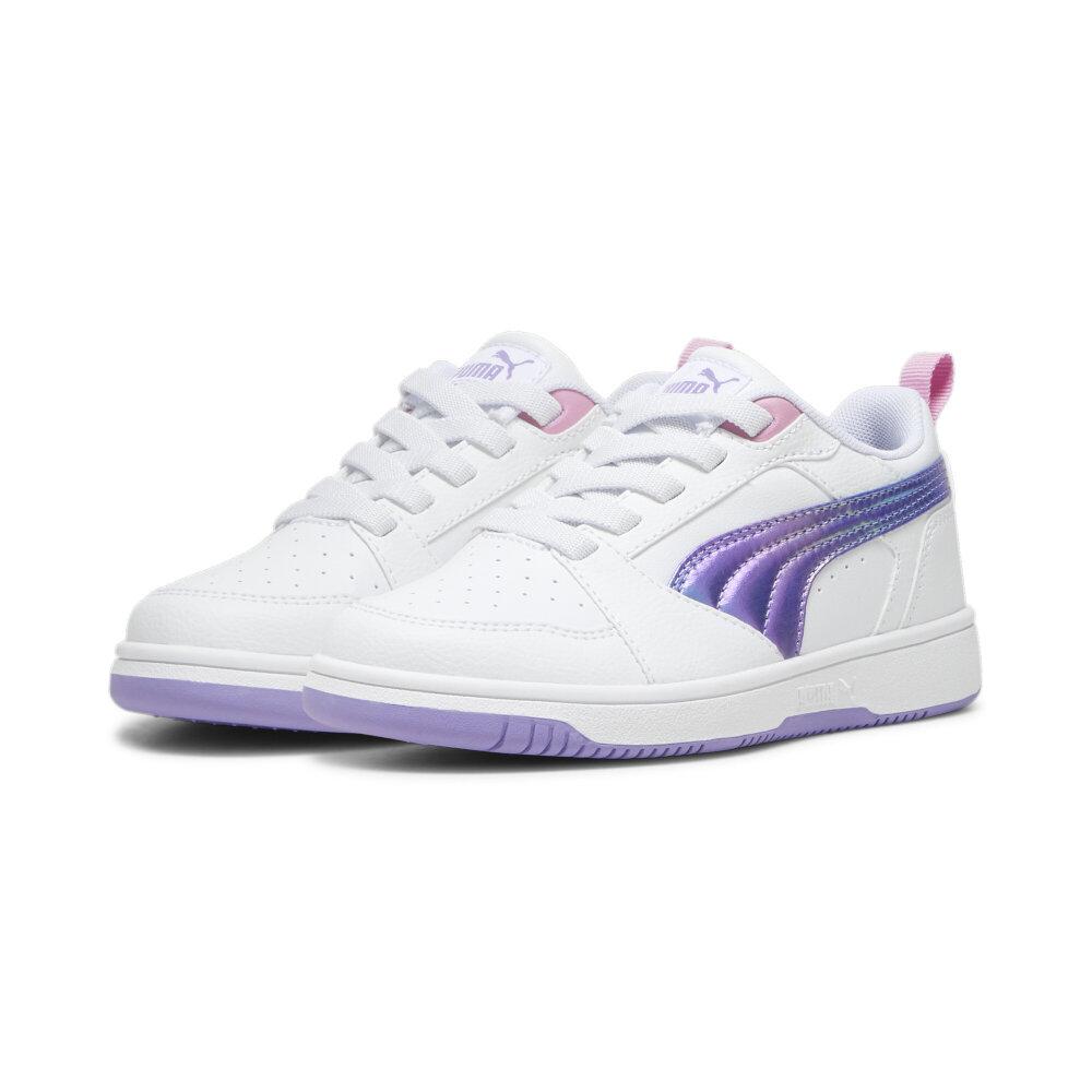 Foto 4 pulgar | Tenis Puma Rebound V6 Lo Para Niña Blanco