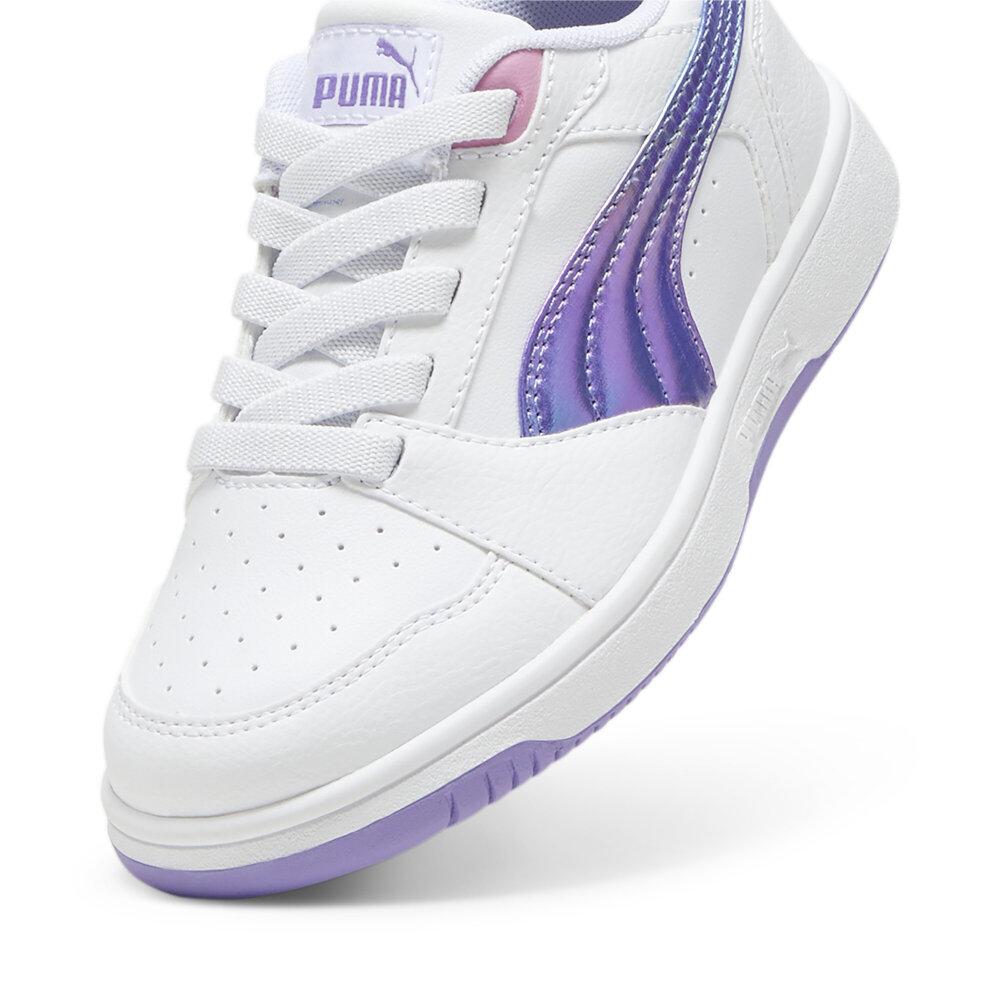 Foto 5 pulgar | Tenis Puma Rebound V6 Lo Para Niña Blanco