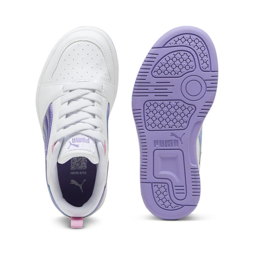 Foto 7 pulgar | Tenis Puma Rebound V6 Lo Para Niña Blanco