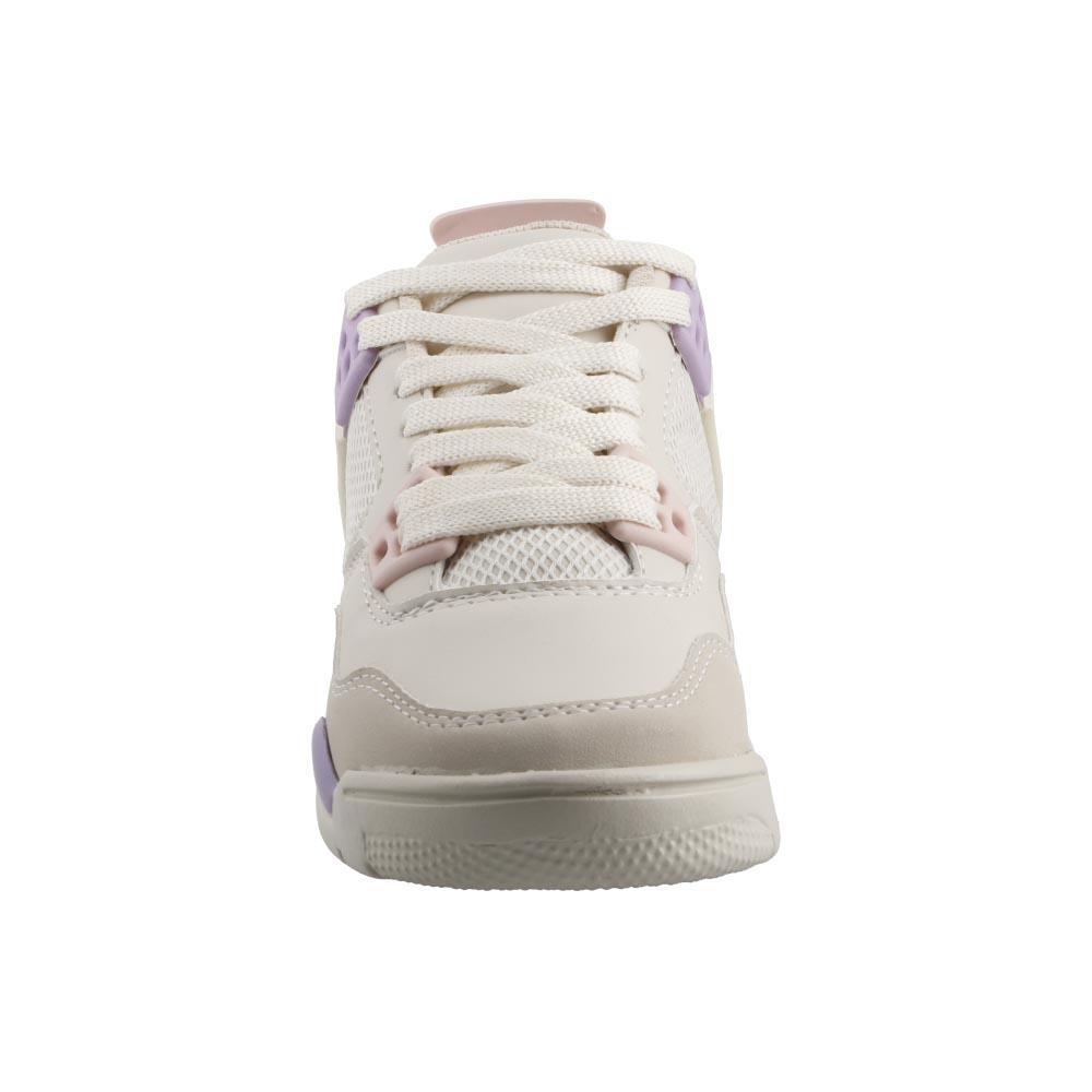 Foto 5 pulgar | Tenis Hgn Niña Casuales Comodo Beige