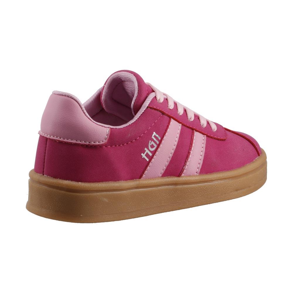 Foto 4 pulgar | Tenis Casuales Niña Versatil Comodos Rosa