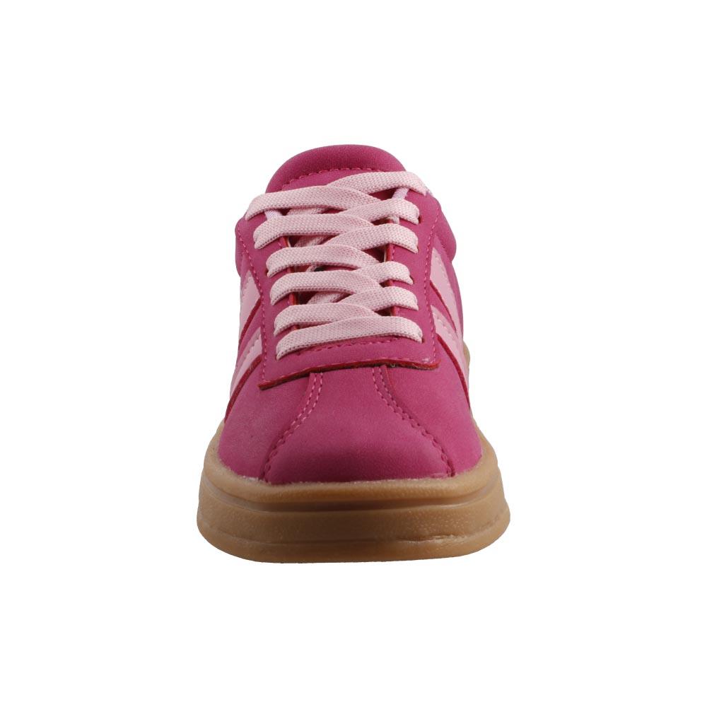 Foto 5 pulgar | Tenis Casuales Niña Versatil Comodos Rosa