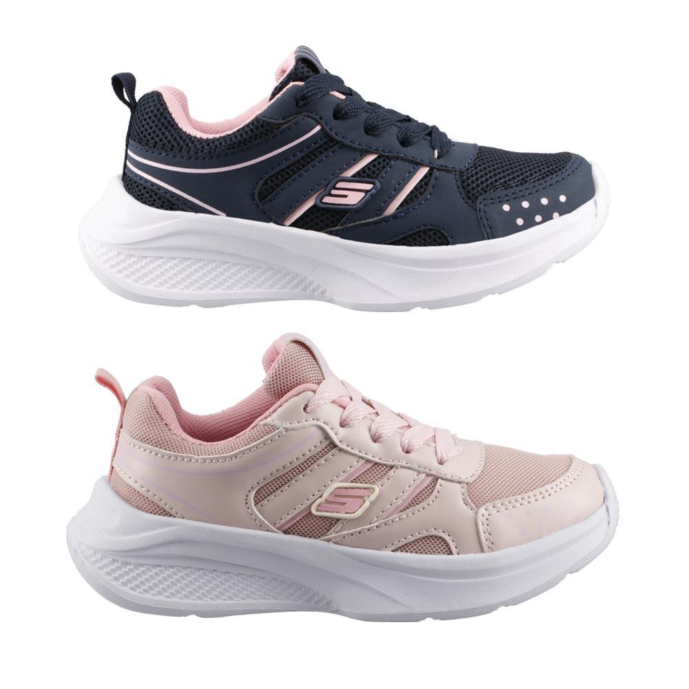 Tenis Suns Nña Agujetas Comodos Sport Azul