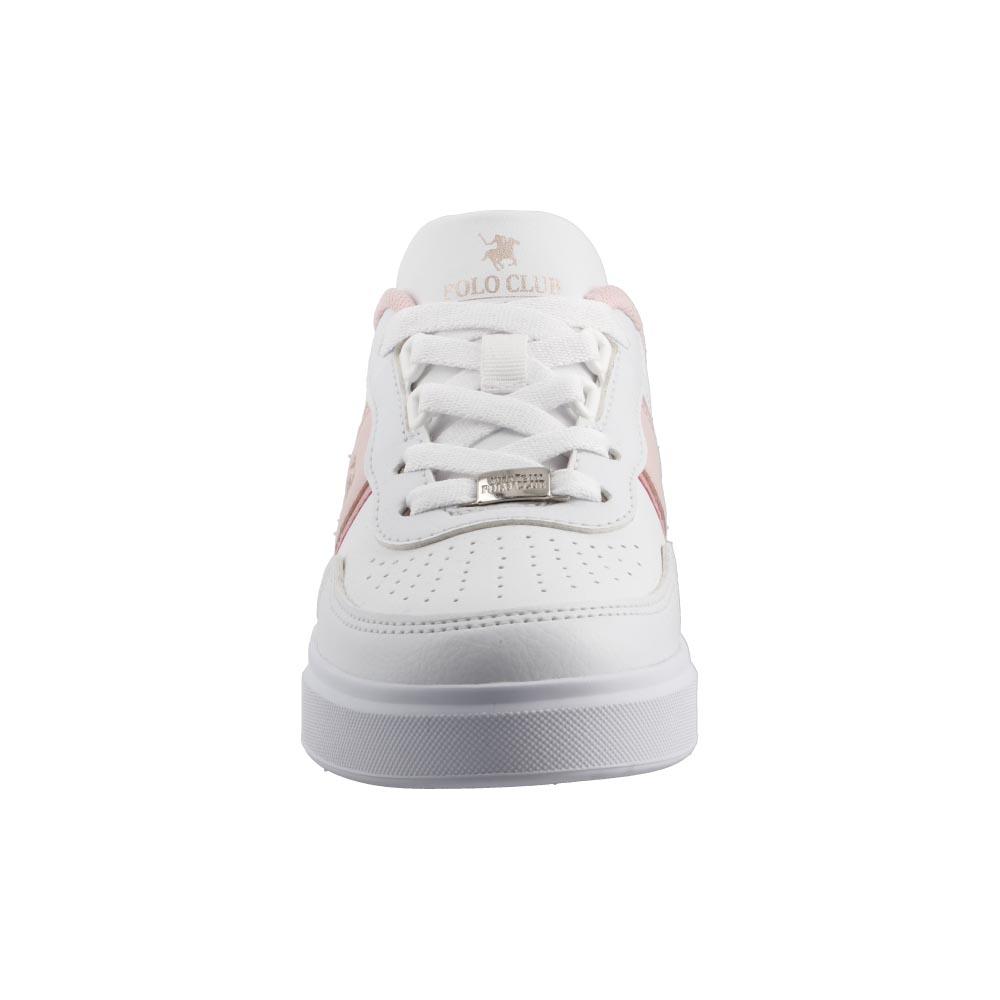 Foto 4 | Tenis Niña Urbano Moda Original York Team Polo Club Blanco