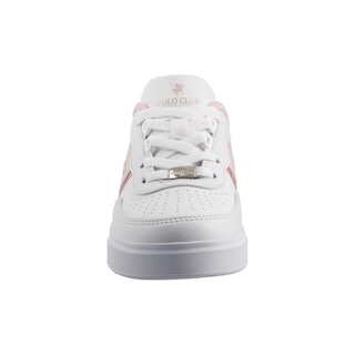 Foto 4 | Tenis Niña Urbano Moda Original York Team Polo Club Blanco