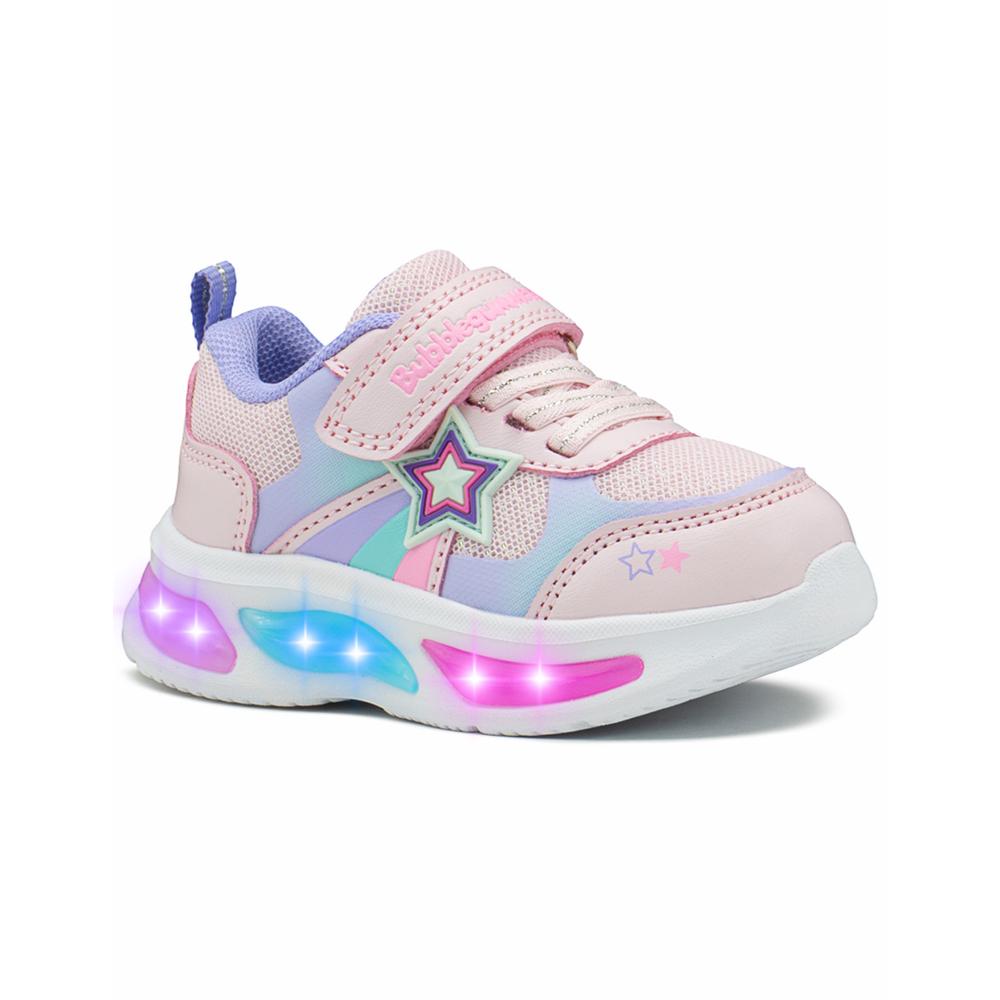 Foto 7 pulgar | Tenis Con Luces Bubble Gummers Versy Para Niña Estrella Contactel Rosa / Lila Rosa