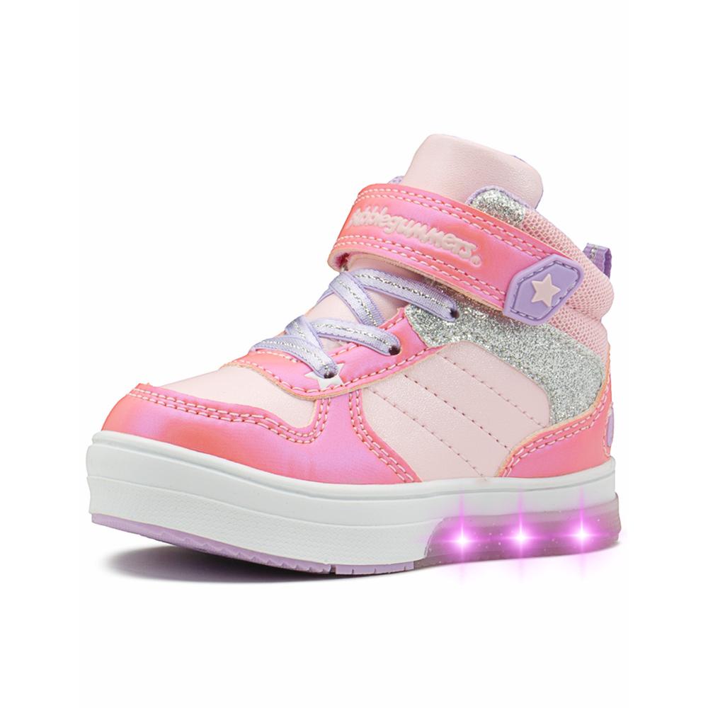 Foto 5 | Tenis Bota Bubble Gummers Valery I Casual Con Luces Contactel Rosa