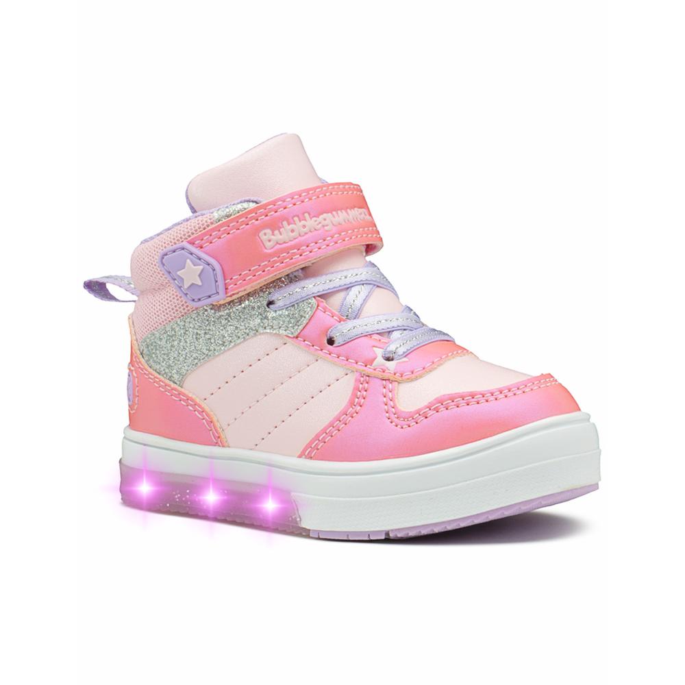 Foto 7 pulgar | Tenis Bota Bubble Gummers Valery I Casual Con Luces Contactel Rosa