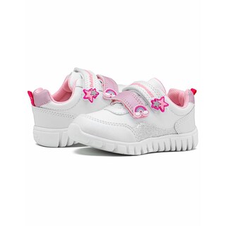 Foto 4 | Tenis Bubble Gummers Uli Para Niña Contactel Ligeros Blanco Blanco