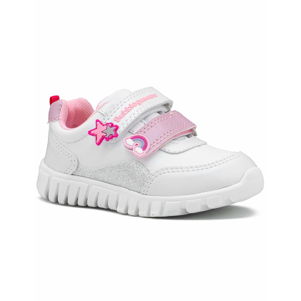 Foto 6 | Tenis Bubble Gummers Uli Para Niña Contactel Ligeros Blanco Blanco