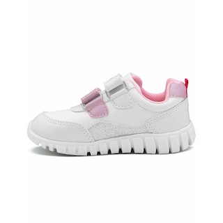 Foto 7 | Tenis Bubble Gummers Uli Para Niña Contactel Ligeros Blanco Blanco