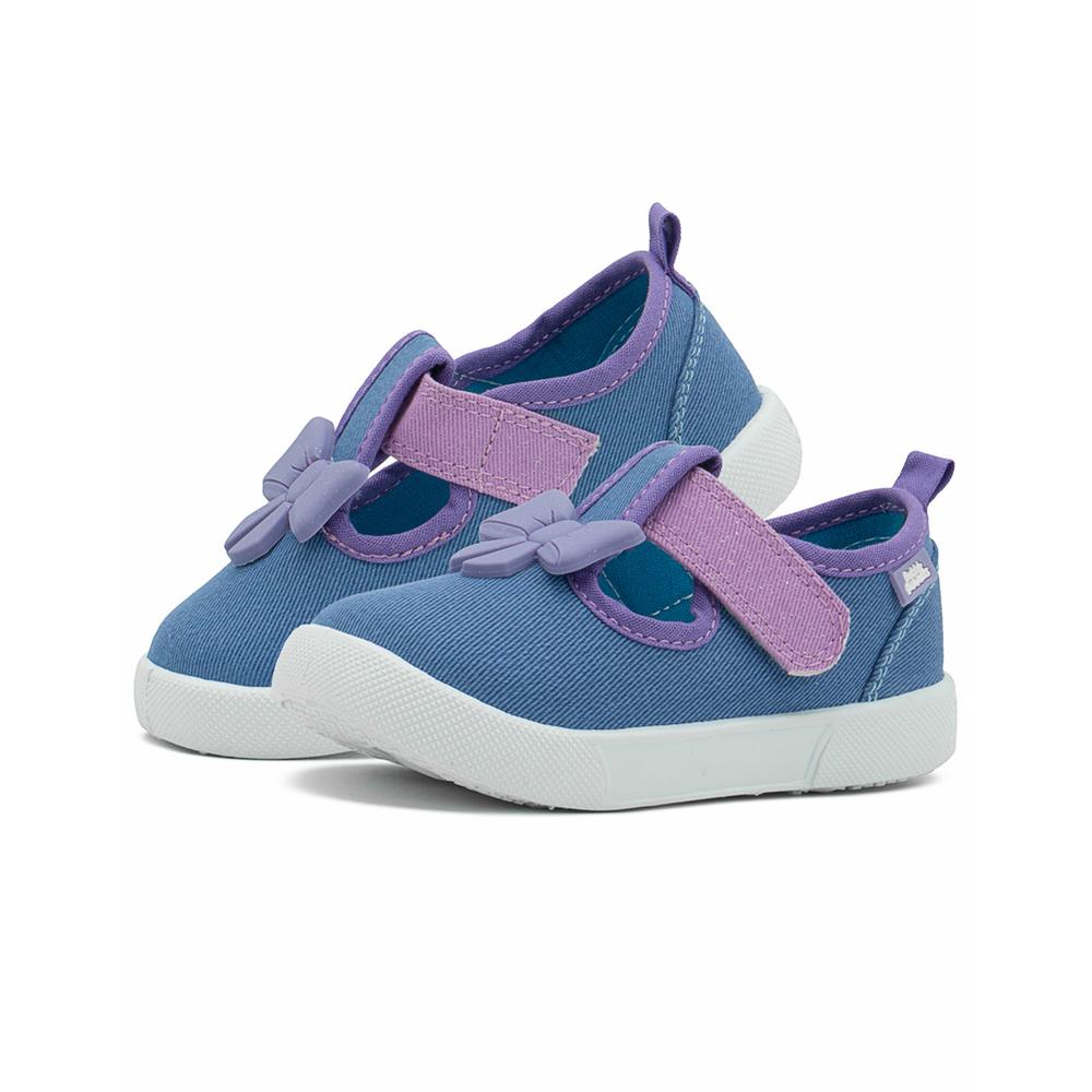 Foto 3 pulgar | Tenis Bubble Gummers  Uvita Para Niña Casual Con Moño Lila Lila