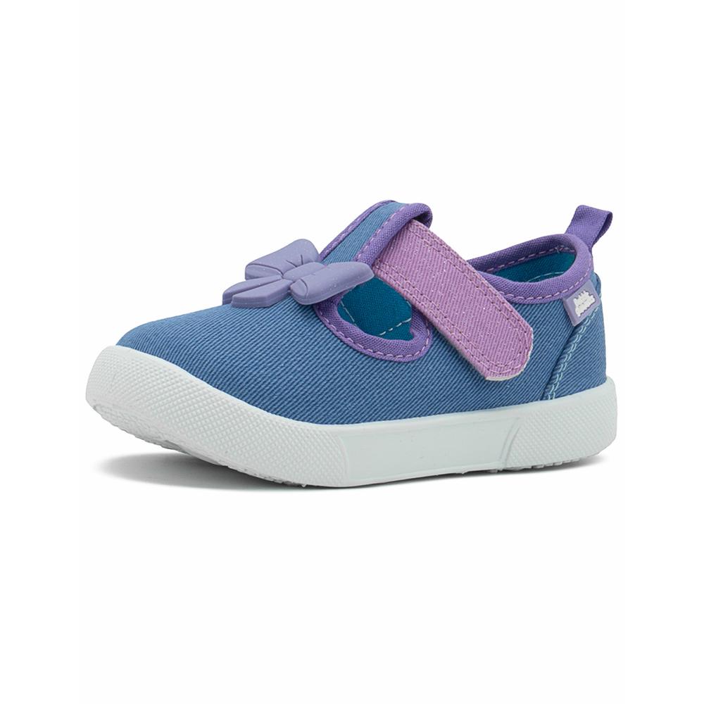 Foto 6 pulgar | Tenis Bubble Gummers  Uvita Para Niña Casual Con Moño Lila Lila