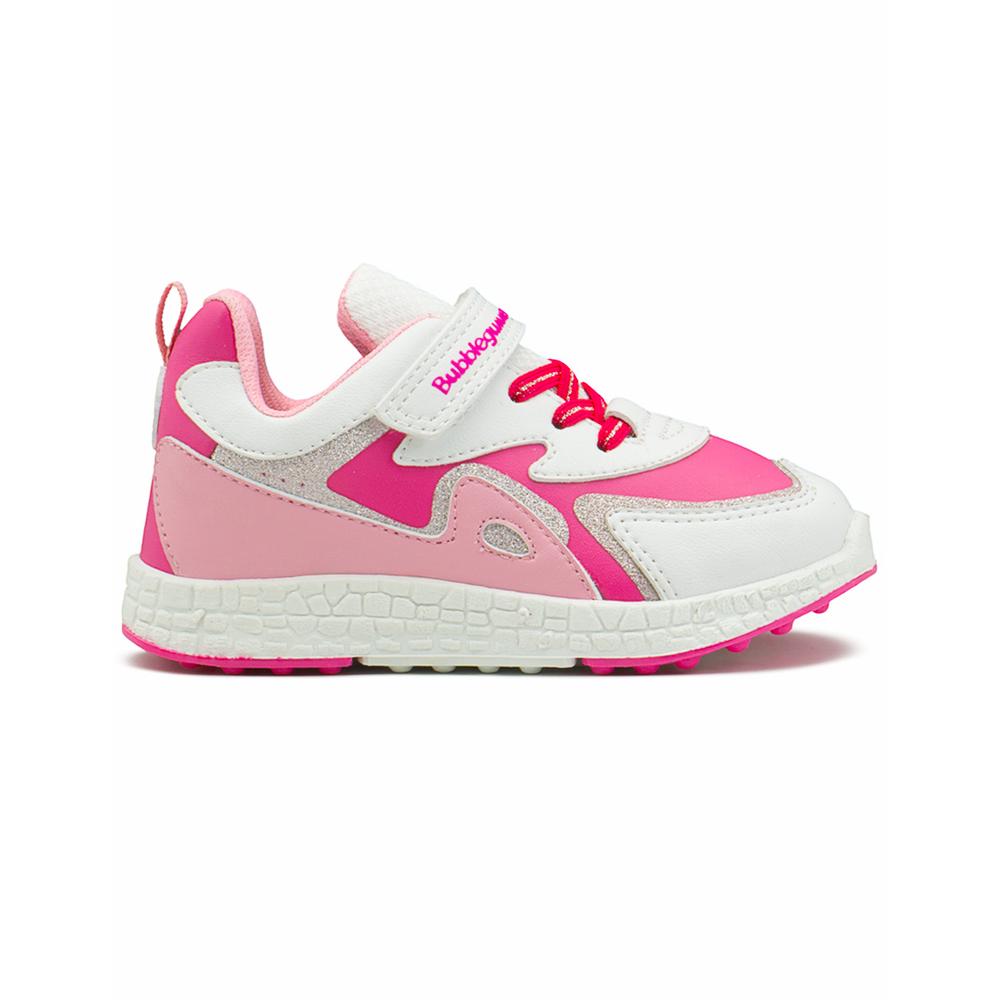 Tenis Bubble Gummers  Timón Para Niña Casuales Blanco/fiusha Fucsia