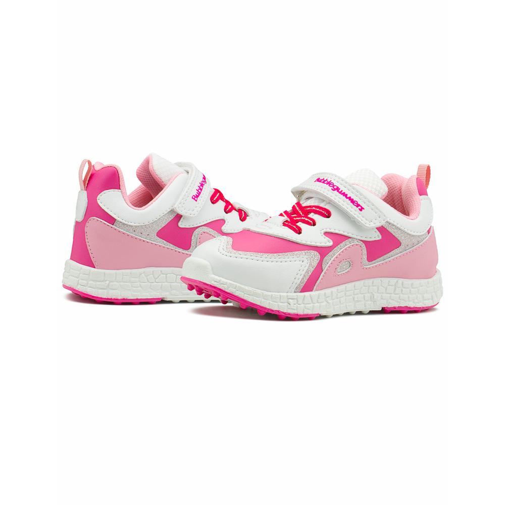 Foto 5 pulgar | Tenis Bubble Gummers  Timón Para Niña Casuales Blanco/fiusha Fucsia