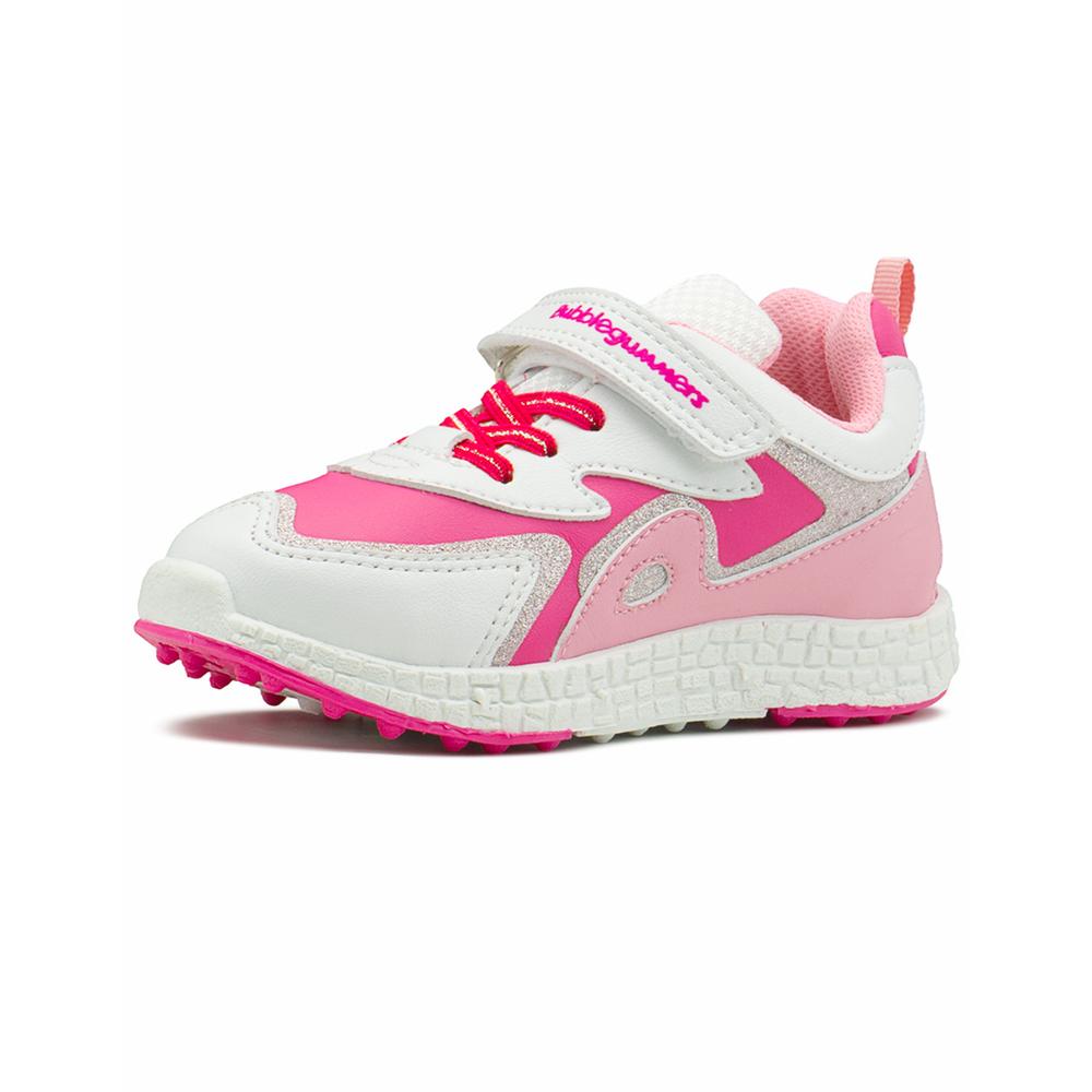 Foto 6 pulgar | Tenis Bubble Gummers  Timón Para Niña Casuales Blanco/fiusha Fucsia