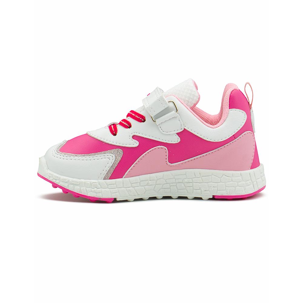 Foto 8 pulgar | Tenis Bubble Gummers  Timón Para Niña Casuales Blanco/fiusha Fucsia