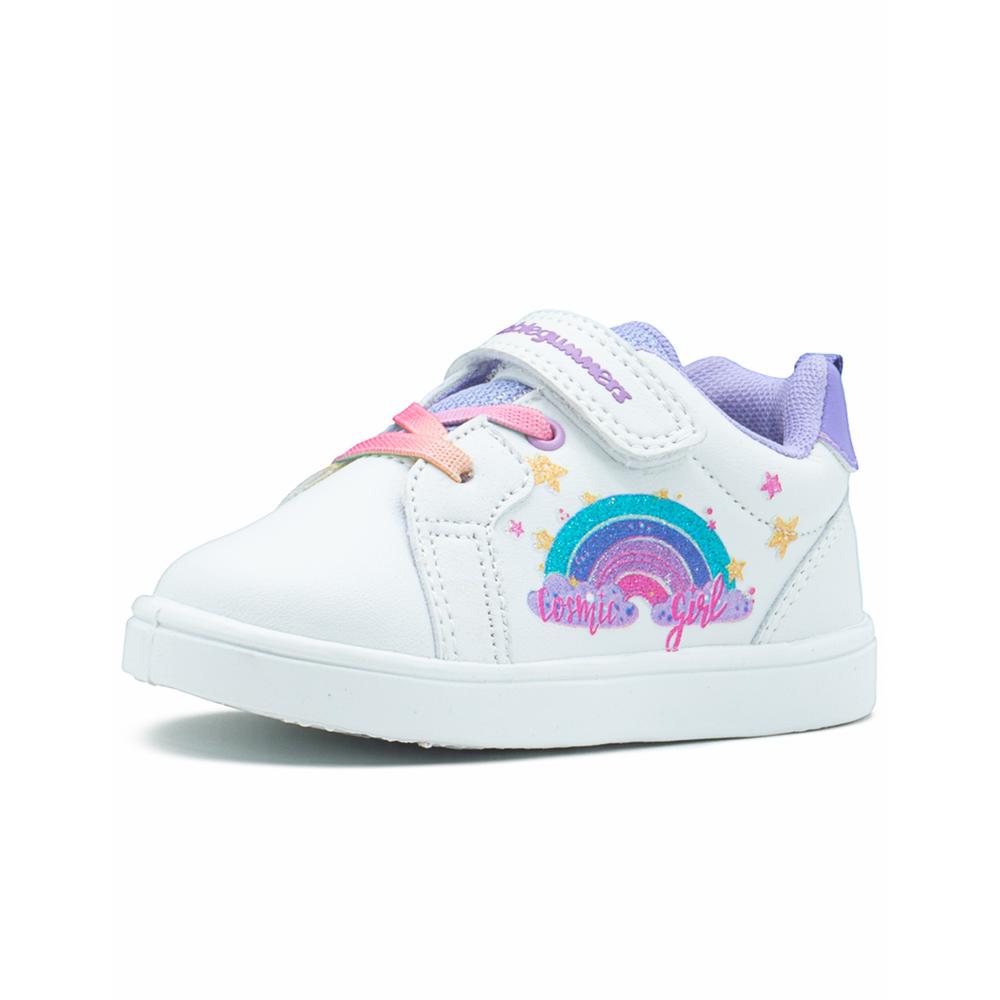 Foto 5 | Tenis Bubble Gummers Comic Girl Para Niña Arcoíris Blanco/lila Blanco