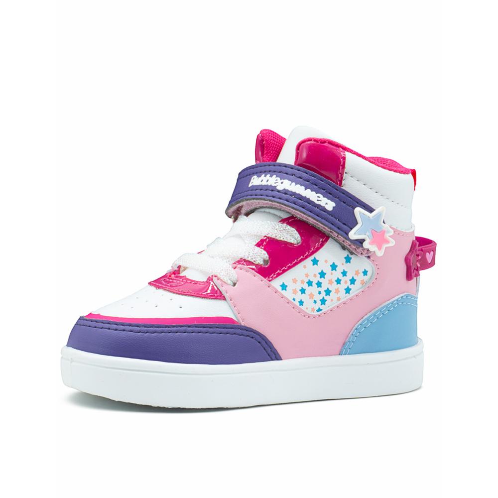 Foto 5 | Tenis Bota Bubble Gummers Uganda Iii Para Niña Estrellas Rosa