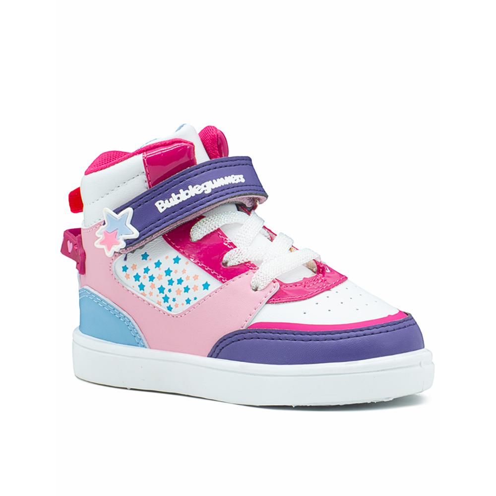 Foto 6 | Tenis Bota Bubble Gummers Uganda Iii Para Niña Estrellas Rosa