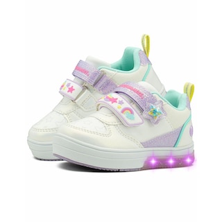 Foto 2 | Tenis Con Luces Bubble Gummers Vilma Para Niña Arcoíris Blanco