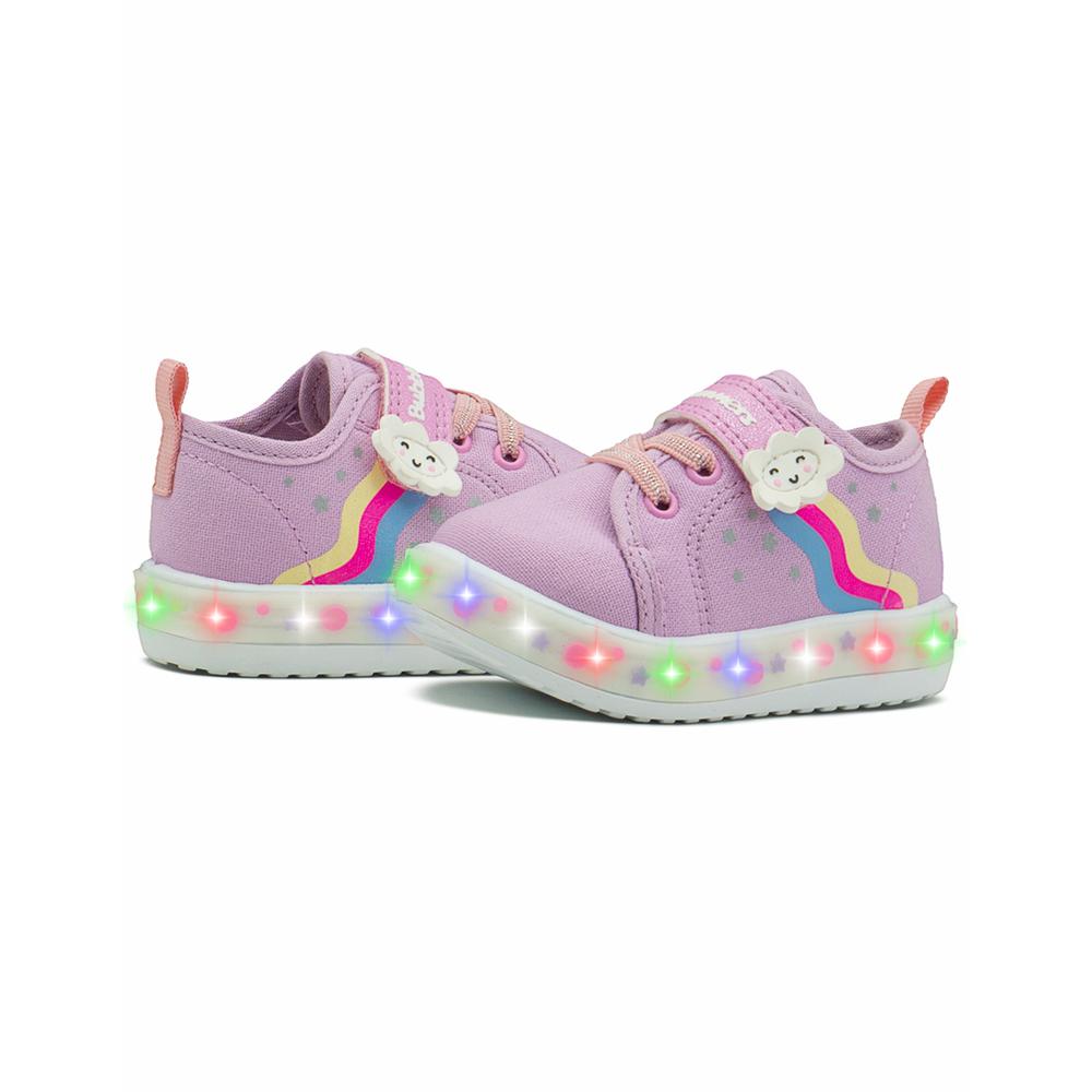 Foto 5 pulgar | Tenis Bubble Gummers  Con Luces Para Niña Ajuste Contactel Lavanda