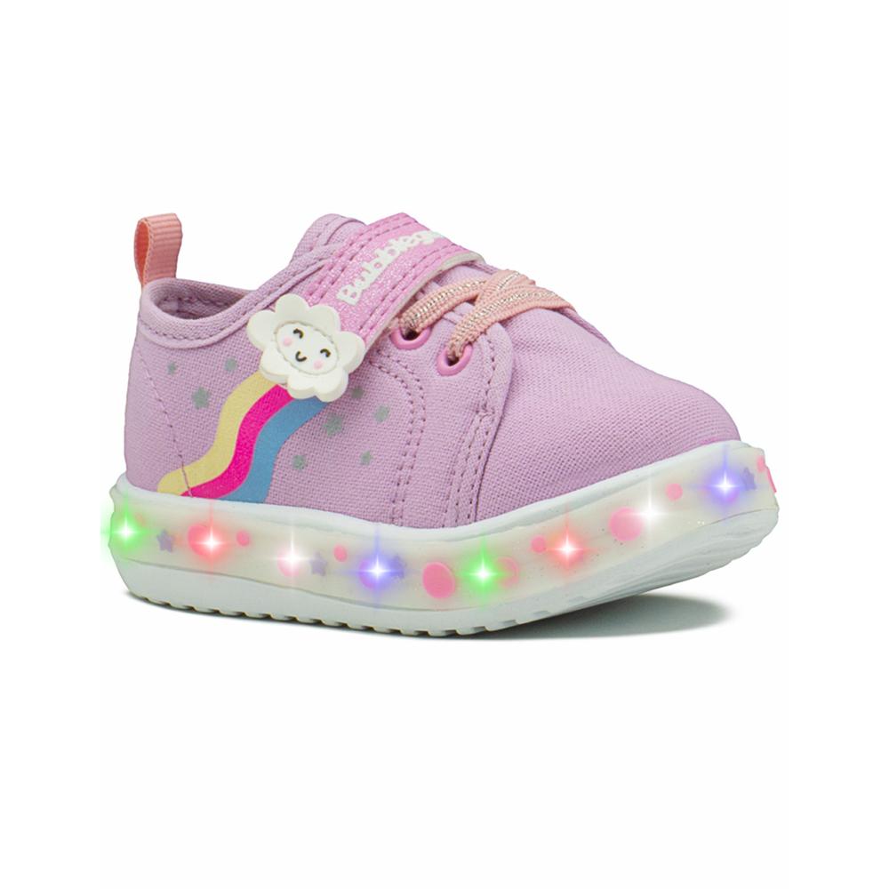 Foto 7 pulgar | Tenis Bubble Gummers  Con Luces Para Niña Ajuste Contactel Lavanda
