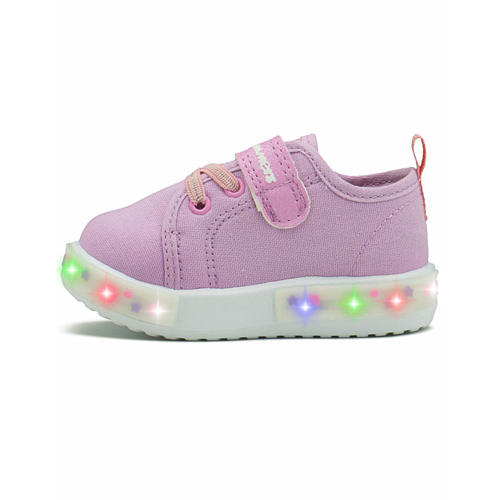 Foto 8 pulgar | Tenis Bubble Gummers  Con Luces Para Niña Ajuste Contactel Lavanda