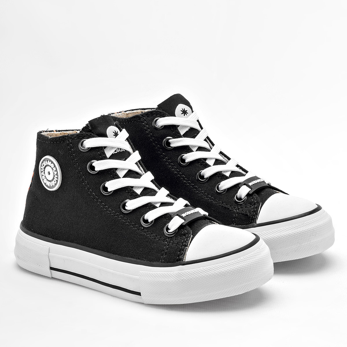 Foto 1 | Moramora Tenis Urbano Para Niña Negro Cod.132592